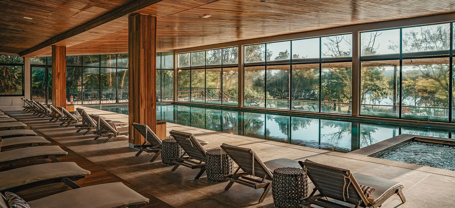 piscina coberta resort